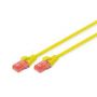 PATCH CORD CAT6 RJ45 1m YLW DIGITUS DK-1612-010/Y