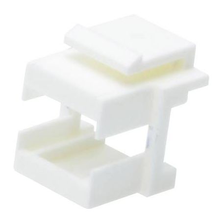 LC keystone frame for patch panel color white