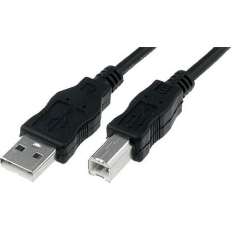 USB connection cable, type A - B M/M, 1.0m, USB 2.0 suitable, bl