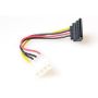 Internal power supply cable M/F, 0.3m, IDE 5,25' - Molex 3-pin,