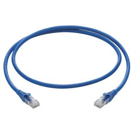 CAT 6 U-UTP patch cable, Cu, LSZH AWG 26/7, length 0.50 m, color blue