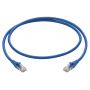 CAT 6 U-UTP patch cable, Cu, LSZH AWG 26/7, length 0.50 m, color blue