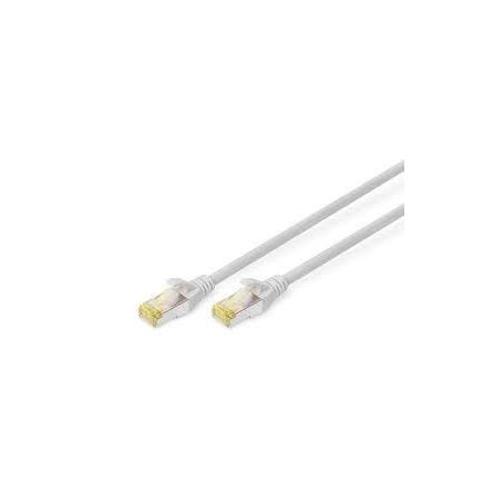 CAT 6 S-FTP patch cable, Cu, LSZH AWG 27/7, length 0.25 m, color grey