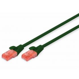 CAT 6 S-FTP patch cable, Cu, LSZH AWG 27/7, length 0.25 m, color green