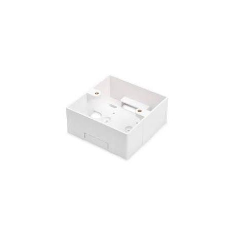 DIGITUS Surface mount box for faceplates 86x86x32 mm, color pure white, UK layout