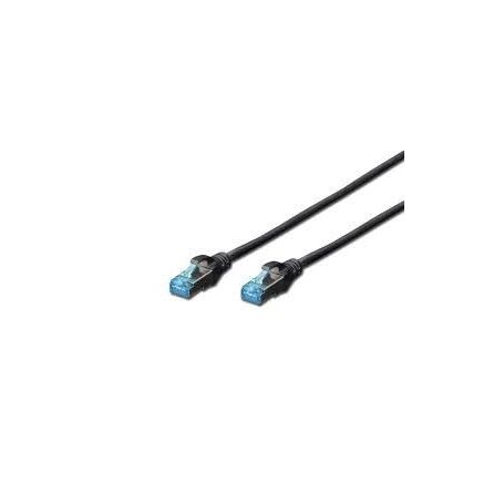 CAT 5e SF-UTP patch cable, PVC AWG 26/7, length 2 m, color black