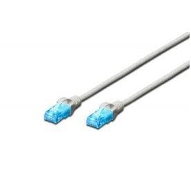 CAT 5e U-UTP patch cable, Cu, PVC AWG 26/7, length 2 m, color grey