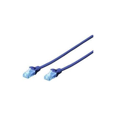 CAT 5e U-UTP patch cable, Cu, PVC AWG 26/7, length 2 m, color blue