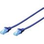 CAT 5e U-UTP patch cable, Cu, PVC AWG 26/7, length 2 m, color blue