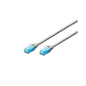 CAT 5e U-UTP patch cable, PVC AWG 26/7, length 5 m, color grey