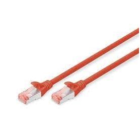 CAT 6 S-FTP patch cable, Cu, LSZH AWG 27/7, length 1 m, color orange