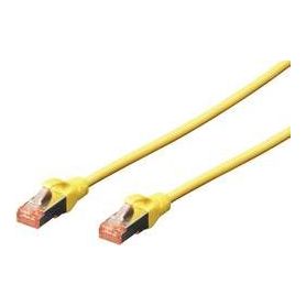 CAT 6 S-FTP patch cable, Cu, LSZH AWG 27/7, length 1 m, color yellow