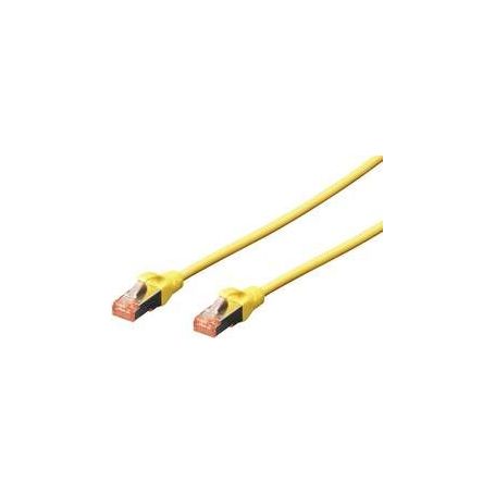 CAT 6 S-FTP patch cable, Cu, LSZH AWG 27/7, length 1 m, color yellow