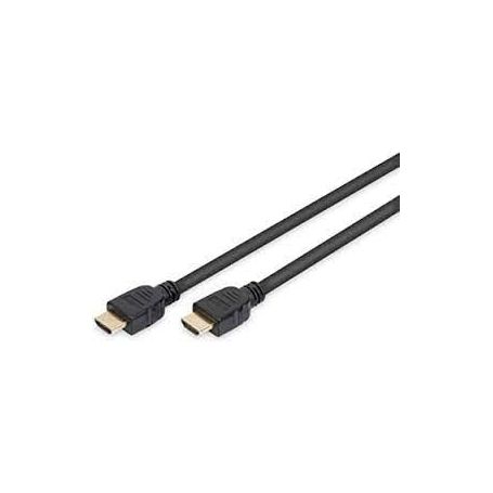 HDMI Standard connection cable, type A M/M, 2.0m, w/Ethernet, Full HD, gold, bl