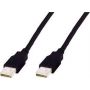 USB 2.0 connection cable, type A M/M, 5.0m, USB 2.0 conform, bl