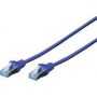 CAT 5e SF-UTP patch cable, Cu, PVC AWG 26/7, length 3 m, color blue