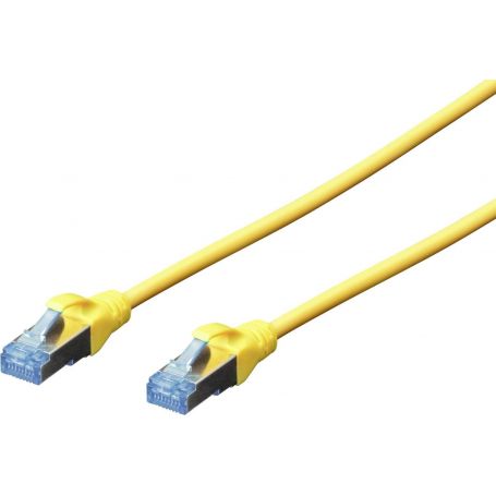 CAT 5e SF-UTP patch cable, Cu, PVC AWG 26/7, length 3 m, color yellow