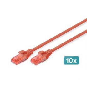 PATCH CORD CAT6 RED UTP 3.0m DIGITUS DK-1617-030/R