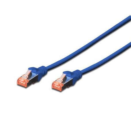 CAT 6 S-FTP patch cable, Cu, LSZH AWG 27/7, length 2 m, color blue