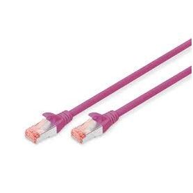 CAT 6 S-FTP patch cable, Cu, LSZH AWG 27/7, length 2 m, color magenta