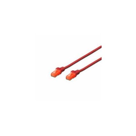 CAT 6 S-FTP patch cable, Cu, LSZH AWG 27/7, length 2 m, color red