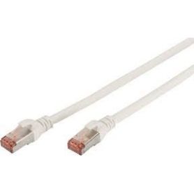 CAT 6 S-FTP patch cable, Cu, LSZH AWG 27/7, length 2 m, color white