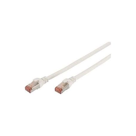 CAT 6 S-FTP patch cable, Cu, LSZH AWG 27/7, length 2 m, color white