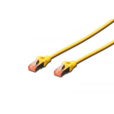 CAT 6 S-FTP patch cable, Cu, LSZH AWG 27/7, length 2 m, color yellow