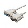 Datatransfer extension cable, D-Sub9 M/F, 3.0m, serial, molded, be