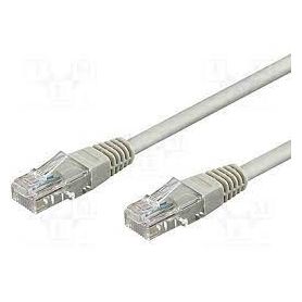 CAT 5e U-UTP patch cable, Cu, PVC AWG 26/7, length 5 m, color grey