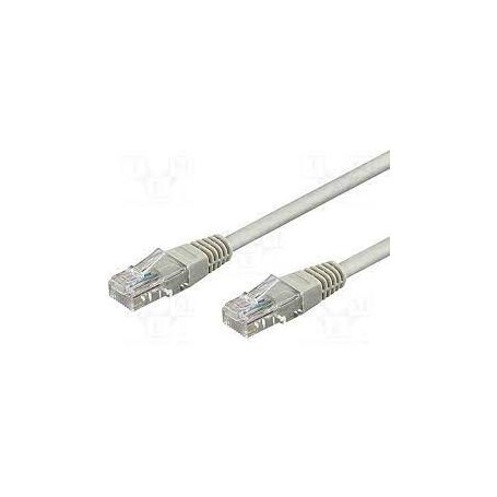 CAT 5e U-UTP patch cable, Cu, PVC AWG 26/7, length 5 m, color grey