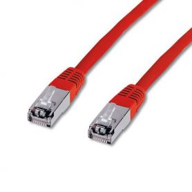 CAT 5e U-UTP patch cable, Cu, PVC AWG 26/7, length 5 m, color red