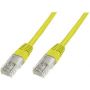 CAT 5e U-UTP patch cable, Cu, PVC AWG 26/7, length 5 m, color yellow