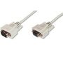 Datatransfer extension cable, D-Sub9 M/F, 2.0m, serial, molded, be