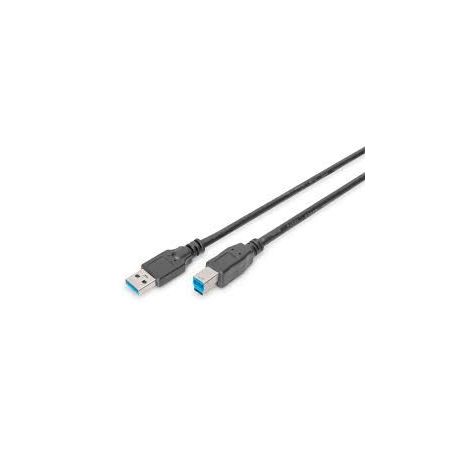 USB 3.0 connection cable, type A - B M/M, 1.8m, USB 3.0 conform, UL, bl