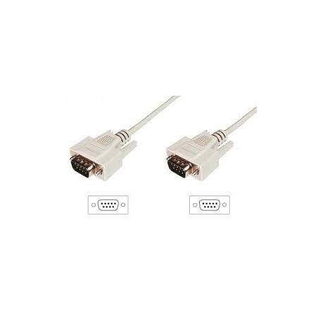 Datatransfer connection cable, D-Sub9 M/M, 3.0m, serial, molded, be