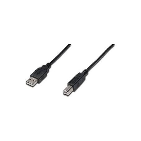 USB 2.0 connection cable, type A - B M/M, 5.0m, USB 2.0 conform, bl