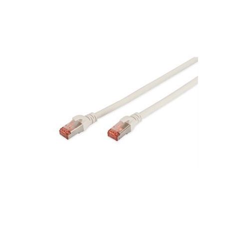 CAT 6 S-FTP patch cable, Cu, LSZH AWG 27/7, length 3 m, color white