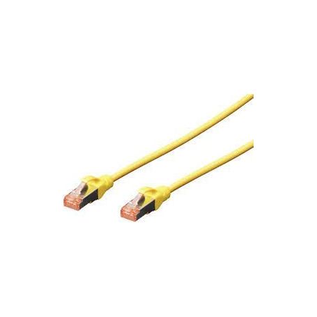 CAT 6 S-FTP patch cable, Cu, LSZH AWG 27/7, length 3 m, color yellow