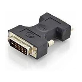 DVI adapter, DVI(24+5) - HD15 M/F, DVI-I dual link, bl