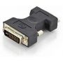 DVI adapter, DVI(24+5) - HD15 M/F, DVI-I dual link, bl