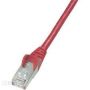 CAT 5e SF-UTP patch cable, Cu, PVC AWG 26/7, length 5 m, color red