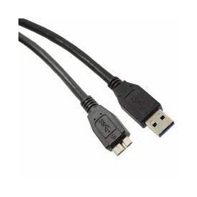 USB 3.0 connection cable, type A - micro B M/M, 1.8m, USB 3.0 conform, bl