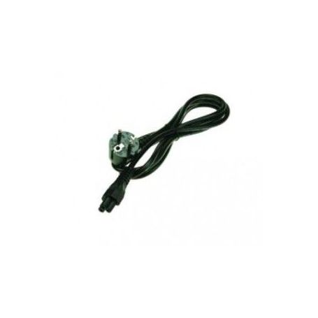 Power Power lead 2-Power Europe - AC Mains Lead Cloverleaf EU 1M - Black PWR0004B-1M