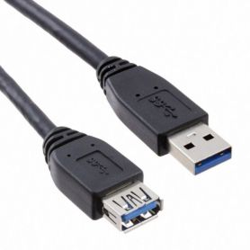 USB 3.0 extension cable, type A M/F, 3.0m, USB 3.0 conform, bl