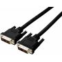 DVI connection cable, DVI(18+1) M/M, 2.0m, DVI-D Single Link, bl