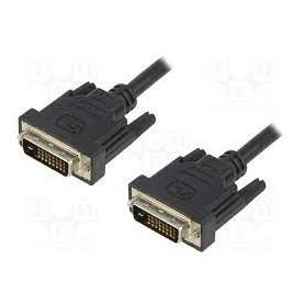 DVI connection cable, DVI(24+1) M/M, 0.5m, DVI-D Dual Link, bl