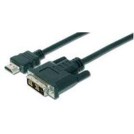 HDMI adapter cable, type A-DVI(18+1) M/M, 2.0m, Full HD, bl