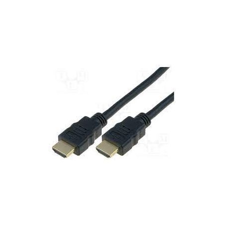 HDMI High Speed connection cable, type A M/M, 3.0m, w/Ethernet, Ultra HD 60p, gold, bl