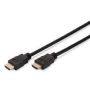 HDMI High Speed connection cable, type A M/M, 2.0m, w/Ethernet, Ultra HD 60p, gold, bl